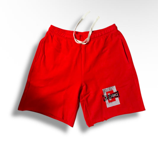 Raw Edge Fleece Shorts
