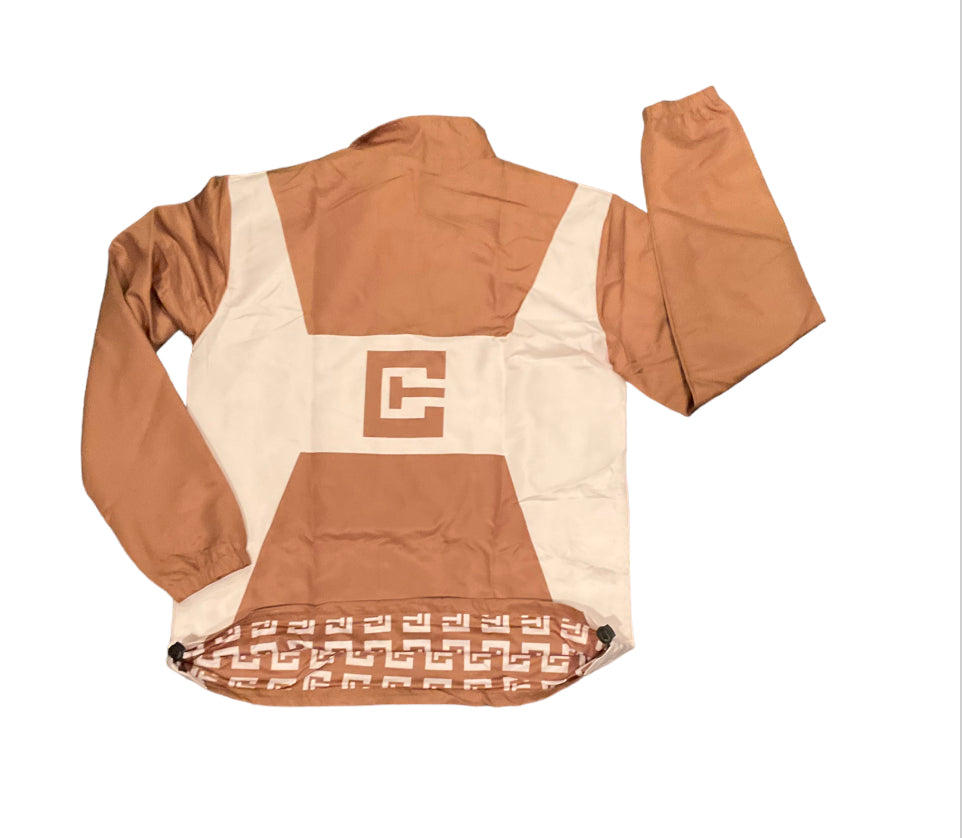 Paneled Quarter Zip Pullover Jacket