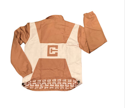 Paneled Quarter Zip Pullover Jacket