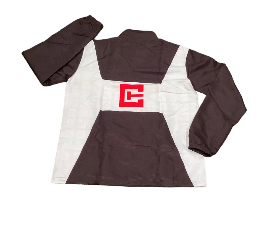 Paneled Quarter Zip Pullover Jacket