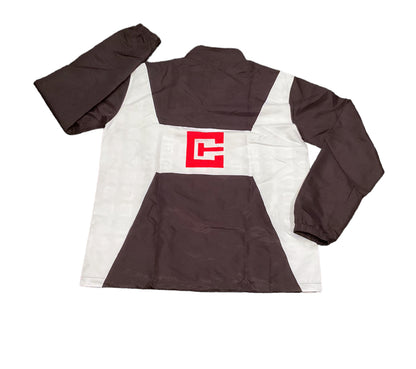 Paneled Quarter Zip Pullover Jacket