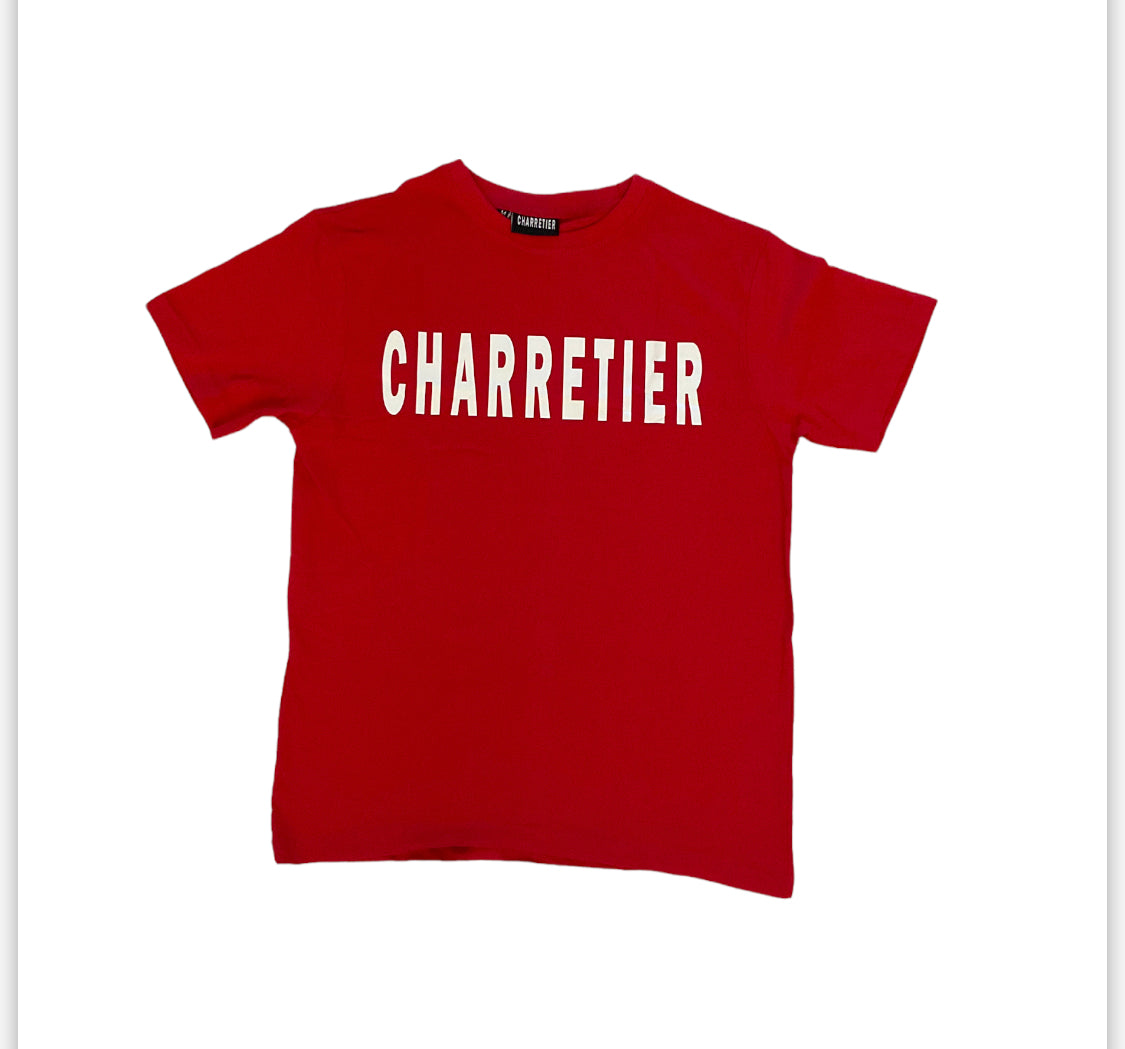 Red Bold Logo Tee